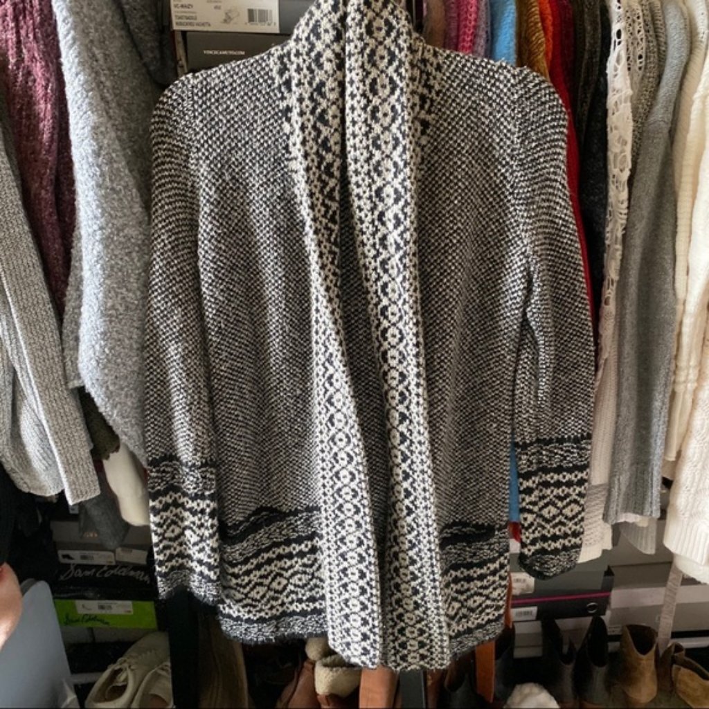 Lucky Brand Aztec Design Cardigan
